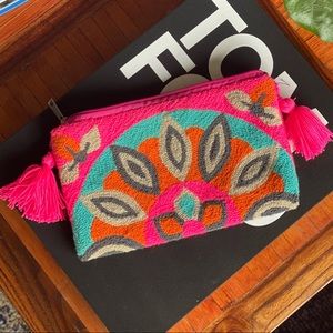 Colorful clutch/wallet zipper bag